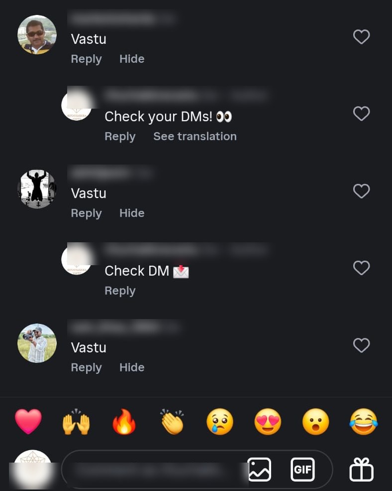 Instagram DM automation comment-to-DM flow example by Blue Ocean Digital Media, a Mumbai performance marketing agency