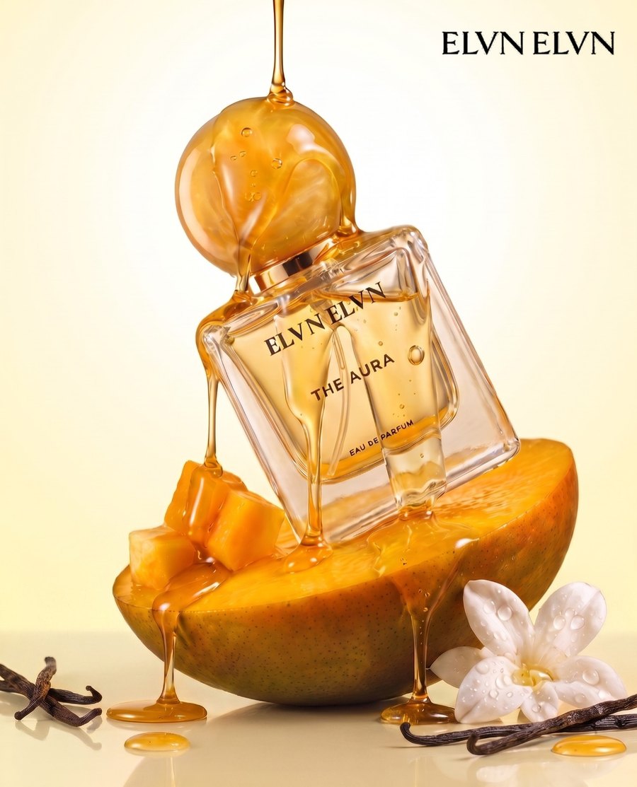 Luxury perfume product photography by Blue Ocean Digital Media, a Mumbai performance marketing agency