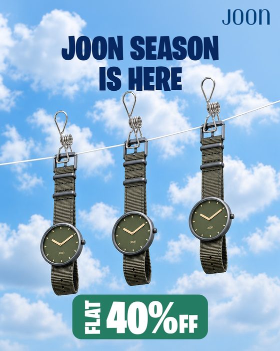Wrist watch festive sale ad creative by Blue Ocean Digital Media, a Mumbai creative and performance marketing agency